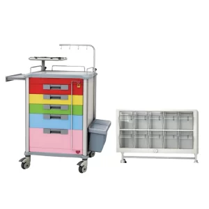 whitebg anesthesia trolley